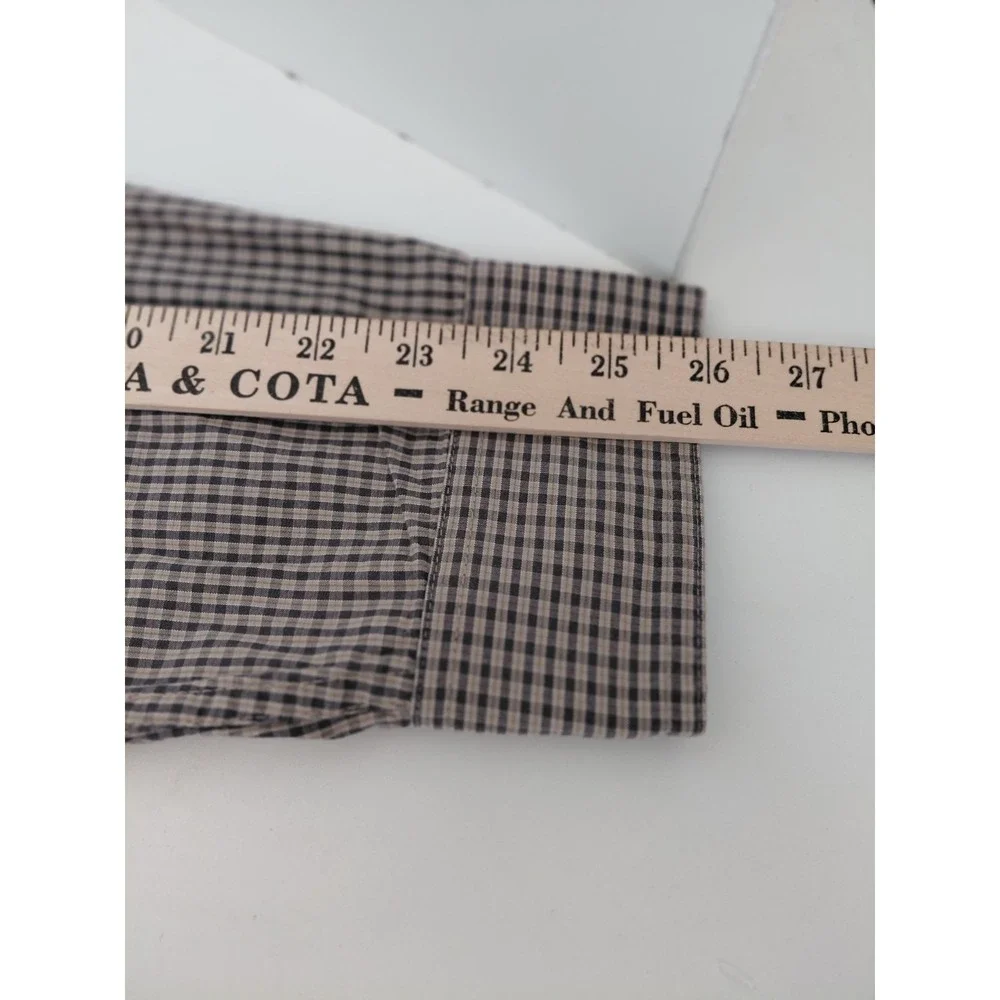 The North Face Long Sleeve Button-Up Collared Pocket Plaid Shirt Size L‎